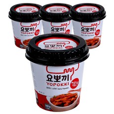 YOPOKKI 甜辣味辣炒年糕即食杯, 140g, 4入