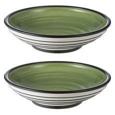 신창희도요 골판 샐러드볼, 연두, 2개입