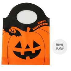 황씨네도시락 할로윈 뉴호박 쿠키비닐백 100p + 홈메이드 대 스티커 100p, 1세트