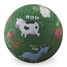 크로커다일크릭 공기주입식 플레이볼 5인치, 농장마당, 1개