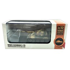 ModelCollect 1/72德國二戰E-75 Jagdpanther with 128/L55砲1946壓鑄完成品, 混色