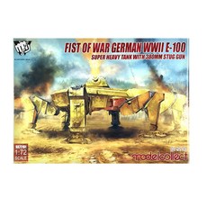 FIST OF WAR ModelCollect 1/72 Fist of War German WW2 E-100 超重型坦克 wigh 380mm Stug Gun 塑料模型, 1個