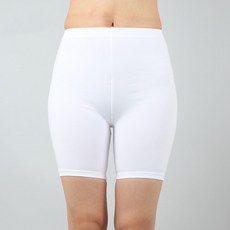 CHORUS LINE Cotton Span Part 3 健美操短褲, 白色的