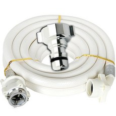 Wanet PVC接頭洗衣機軟管 20m+洗衣機接頭, 單品, 1套