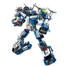 警察機器人組合積木套組, 混色