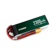 CYNDRONE STRIKER 전용 배터리 2300mAh 45C 11.1V, 혼합 색상, 1개