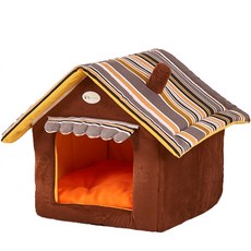 房子造型寵物窩, 棕色的