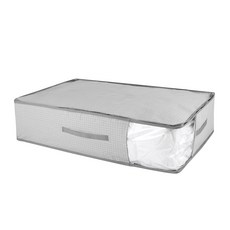 網格設計透窗棉被收納袋, 混色, 1個