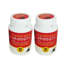 웁스 강아지 연어 파우더 영양제, 피부/피모, 50g, 2개