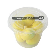 에이치씨엔 투명머핀컵 소 50p + 평면뚜껑 50p + 발바닥블랙핸드 스티커 50p, 1세트