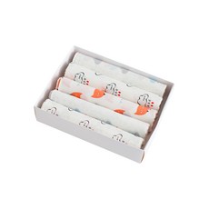 Dalpong 印花布尿墊 5入+禮品袋, 藍色, 1組