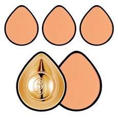 Perfect Skin 遮瑕替換粉撲, 混色, 1套