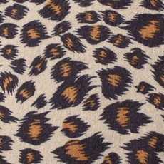 寶藏島時尚亮點經編布料豹紋布料, 淺褐色的