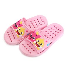 pinkfong 碰碰狐 孩童用EVA浴室拖鞋 粉紅色, 粉色, 1組