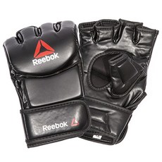 Reebok MMA露指手套 RSCB-104RDBK, 黑色的