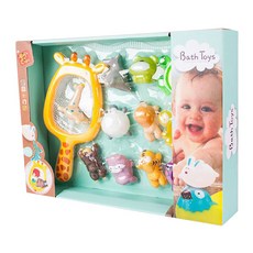 Petit Bebe 叢林動物沐浴玩具, 混色