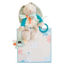 DoudouEtCompagnie 法式情感依戀娃娃Happy Bunny DC2987, 混色