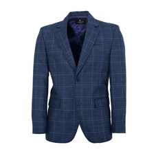 Ferraus男款格紋羊毛混紡My夾克 CJLU7017