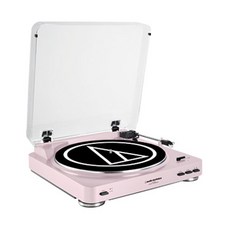 오디오테크니카 전자동 벨트 드라이브 스테레오 턴테이블, AT-LP60(핑크)