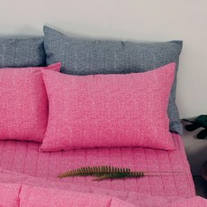 스코홈 몽크 베개커버 + 솜 세트, 몽크핑크, 1개