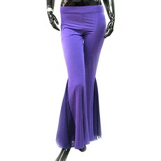 基本款喇叭肚皮舞褲 BDP-1501, 深紫色