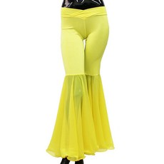 薄紗肚皮舞褲 BDP-3001, 黃色