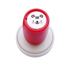 como name 動物圓形圖章, 黑色的, 松鼠