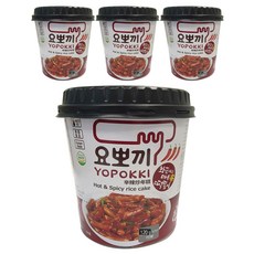 YOPOKKI 辣炒年糕即食杯, 120g, 4入