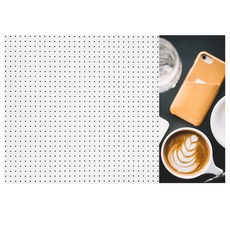 simpleT 인테리어 타공판 60 x 90 cm 우 WHITE, 1개, 혼합색상