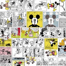 MICKEY MOUSE 迪士尼米奇雙重印花20支棉布, 混色