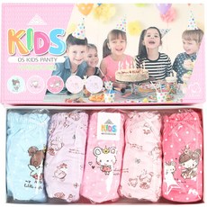 精靈印花純棉三角兒童內褲 5件組