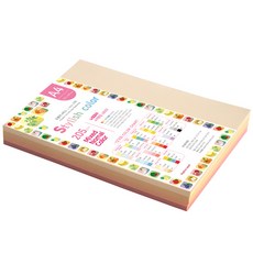 종이문화 스타일리쉬 시즌칼라 색지 혼합 120 SN-Red Tone 205g, A4, 100매