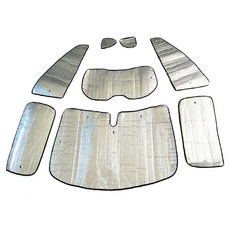 ZHEYANG 日產 X-Trail 2014年~2016年 專用遮陽板全套組, 1套, 混合顏色