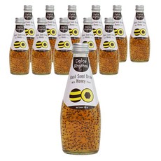 돌체리듬 바질씨드 드링크 허니향, 290ml, 12개