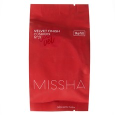 미샤 벨벳 피니쉬 쿠션 교체용 SPF50+ PA+++, 1개, 15g