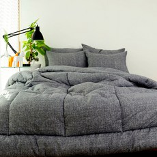 SCOHOME MONK系列素色絎縫四季被, Monk Charcoal