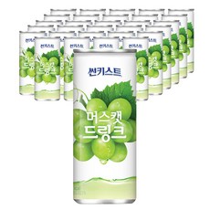 해태음료 썬키스트 머스켓 드링크, 240ml, 30개