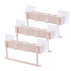 앤티스 벽걸이 멀티 나이프 홀더, 베이지, 3개입