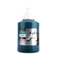 ALPHA COLORS 銀級壓克力顏料 單色 S1 953 11 酞青綠, 500ml, 1色