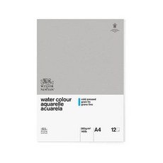 WINSOR&NEWTON 溫莎牛頓 單面裝訂CL冷壓全棉水彩本 WI6663251 300g 12入, 1組