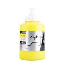 ALPHA COLORS 銀級 壓克力顏料 S1 902 2 LemonYellow, 500ml, 1色