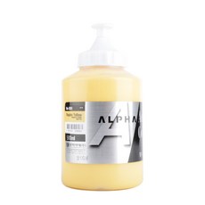 ALPHA COLORS 銀級壓克力顏料 S1 906 6 NaplesYellow, 500毫升, 1 種顏色