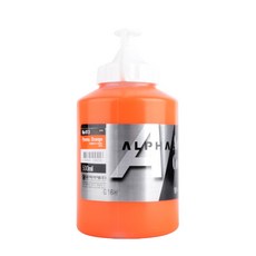ALPHA COLORS 銀級壓克力顏料 S1 913 21 PermanentOrange, 500ml, 1色