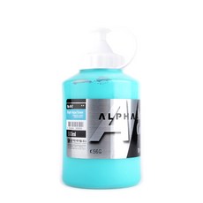 ALPHA COLORS 銀級壓克力顏料 S1 947 29 BrightAquaGreen, 500毫升, 1 種顏色