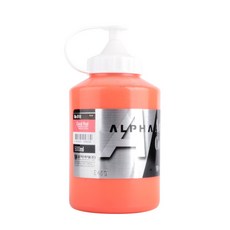 ALPHA COLORS 銀級壓克力顏料 S1 916 33 珊瑚紅, 500ml, 1色