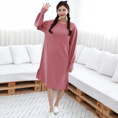 BONBONSTORY 泡泡袖哺乳連身裙