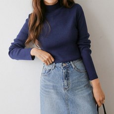 봉봉스토리 골지반 임부용 폴라니트