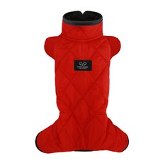PUPPY ANGEL MAC CALCARY狗充棉連身衣, 320 Red