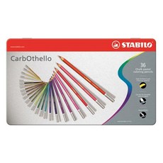 STABILO 思筆樂 Cav Othello 鉛筆粉彩孔蒂組合使用 36 種顏色 1436-6, 混色, 1套