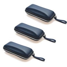 아리코 부티크 다용도 전기면도기 가죽케이스 3p, 블루